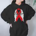 Drug Addiction Survivor Red Ribbon Recovery Hoodie Gifts for Women