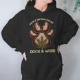 Easily Distracted By Dogs And Weed Pot Leaf Lover Dog Lover Hoodie Gifts for Women