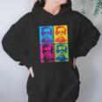 Edgar Allan Poe Gift Literary Gothic Pop Art Colors Hoodie Gifts for Women