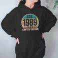 Est 1989 - 32 Years Old - 32Nd Birthday Gift Vintage Retro Hoodie Gifts for Women