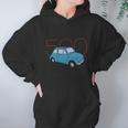 Fiat 500 Classic Vintage Car Hoodie Gifts for Women