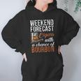 Weekend Forecast Cigars With Chance Bourbon Hoodie Gifts for Women