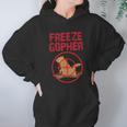 Freeze Gopher Hunting Funny Gopher Hunter Graphic Design Printed Casual Daily Basic Hoodie Gifts for Women