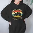 Funny Halloween Cute Halloween Camel Towing Retro Adult Humor Saying Gift Hoodie Gifts for Women