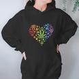 Funny Marijuana Heart Lgbt Gay Pride Month Graphic Design Printed Casual Daily Basic Hoodie Gifts for Women