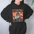 Funny Retro Japanese Dogzilla Bluetick Coonhound Hoodie Gifts for Women