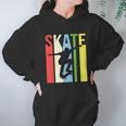 Funny Retro Skate Logo Hoodie Gifts for Women