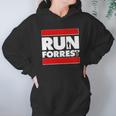 Funny Run Forrest Run Logo Hoodie Gifts for Women