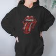 Girls Rolling Stones Distressed Tongue Hoodie Gifts for Women