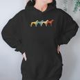 Greyhound Vintage Retro Dog Pet Hoodie Gifts for Women