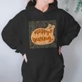 Happy Thanksgiving Day Turkey Pumpkin Logo Hoodie Gifts for Women