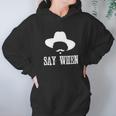 Im Your Huckleberry Say When Western Quote Vintage Hoodie Gifts for Women