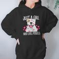 Just A Girl Who Loves Pit Bulls Dog Lover Hoodie Gifts for Women