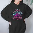 Just Married Newlyweds Cruise Honeymoon Graphic Design Printed Casual Daily Basic Hoodie Gifts for Women