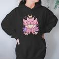 Kawaii Pastel Goth Cute Creepy 3 Headed Dog Hoodie Gifts for Women