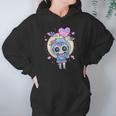 Kawaii Pastel Goth Cute Creepy Sugar Skull Anime Hoodie Gifts for Women