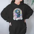 Kawaii Pastel Goth Cute Creepy Unicorn Grim Reaper Hoodie Gifts for Women