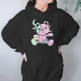 Kawaii Pastel Goth Witchy Bear And Skull Cute Creepy Bear Hoodie Gifts for Women