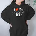 I Love My Awesome Jeep Valentines Day Hoodie Gifts for Women