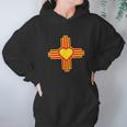 I Love New Mexico Heart Zia Symbol Of Nm Hoodie Gifts for Women