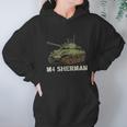 M4 Sherman American Ww2 Tank World War Graphic Design Printed Casual Daily Basic Hoodie Gifts for Women