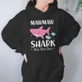 Mawmaw Shark Doo Doo Doo Black Pink Hoodie Gifts for Women