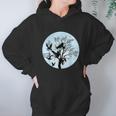 Moonlight Night Black Crow Forest Animal Bird Raven Hoodie Gifts for Women