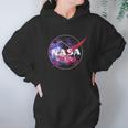 Nasa Purple Pink Mix Galaxy Style Logo Graphic Hoodie Gifts for Women