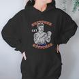 Old Fashioned Prison Inmate With Tattoo Hoodie Gifts for Women