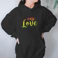 One Love Rasta Reggae Roots Peace Love Hoodie Gifts for Women