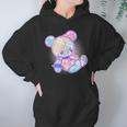 Pastel Kawaii Cute Goth Punk Teddy Bear Hoodie Gifts for Women