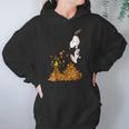 Peanuts Snoopy Jumping Into Leaf Autumn Shirt Hoodie Gifts for Women