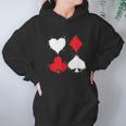 Playing Cards Poker Heart Spade Diamond Club Hoodie Gifts for Women