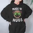 Pugs N Nugs Cute Pug Dog Lover Cannabis Marijuana Gift Hoodie Gifts for Women