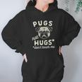 Pugs Not Hugs Dont Touch Me Funny Dog Social Distancing Quarantin Hoodie Gifts for Women