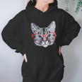 Red Linda Glasses Cat Funny Belcher Kitty Cute Humor Fun Hoodie Gifts for Women