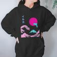 Retro Aesthetic Iruka With Japanese Writing Hoodie Gifts for Women