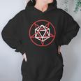 Satanic D20 Pentagram | Roleplaying Game Hoodie Gifts for Women