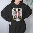 Serbian Eagle Srpski Grb Emblem Serbia Double-Headed Eagle Hoodie Gifts for Women