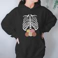 Skeleton Rib Cage Mexican Pan Dulce Concha Hoodie Gifts for Women