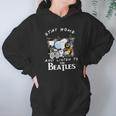 Snoopy And Woodstock Stay Home And Listen To The Beatles Shirt Hoodie Gifts for Women