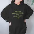 St Patricks Day Shamrock Made In United Arab Emirates With Irish Parts Country Love Proud Nationality Hoodie Gifts for Women