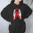 Survivor Red Ribbon Recovery Hoodie Gifts for Women