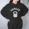 Swinger Funny Kettlebell Workout Hoodie Gifts for Women