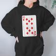 Ten Of Diamonds Playing Cards Halloween Costume Casino Easy Hoodie Gifts for Women