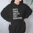 Ugp Campus Apparel Barts Yorkie Sholtzy Fisky Boomtown Funny Hockey Hoodie Gifts for Women