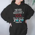 Never Underestimate Who Survived The Pandemic Cca Hoodie Gifts for Women