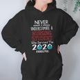 Never Underestimate Who Survived The Pandemic Nursing Student Hoodie Gifts for Women