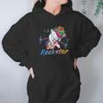 Unicorn Rock Star Guitar Rockin Music Singer Hoodie Gifts for Women