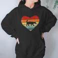 Vintage Heart Honey Badger Hoodie Gifts for Women